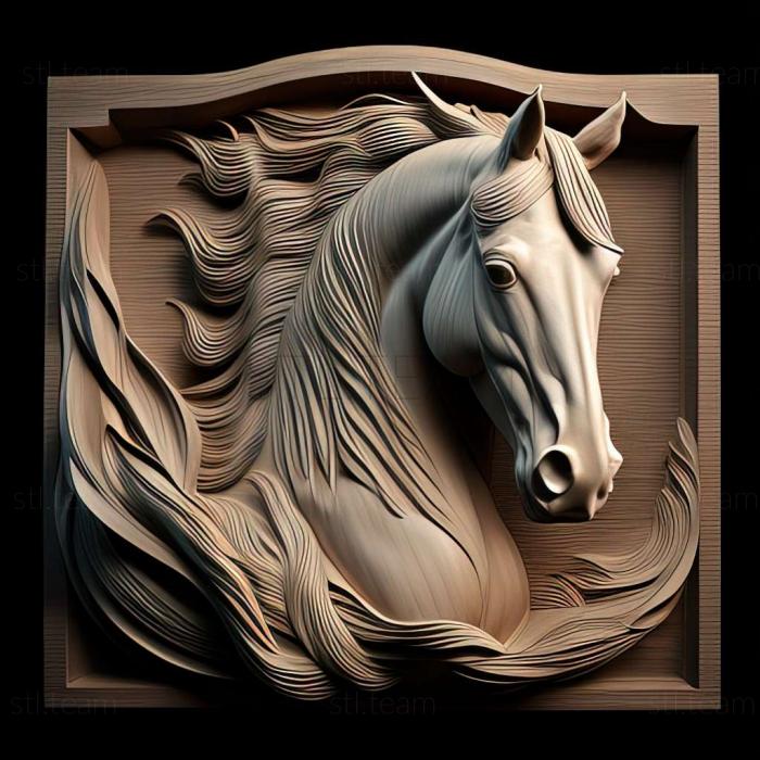 3D model horse (STL)